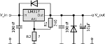 Adjustable voltage regulator LM317 screenshot